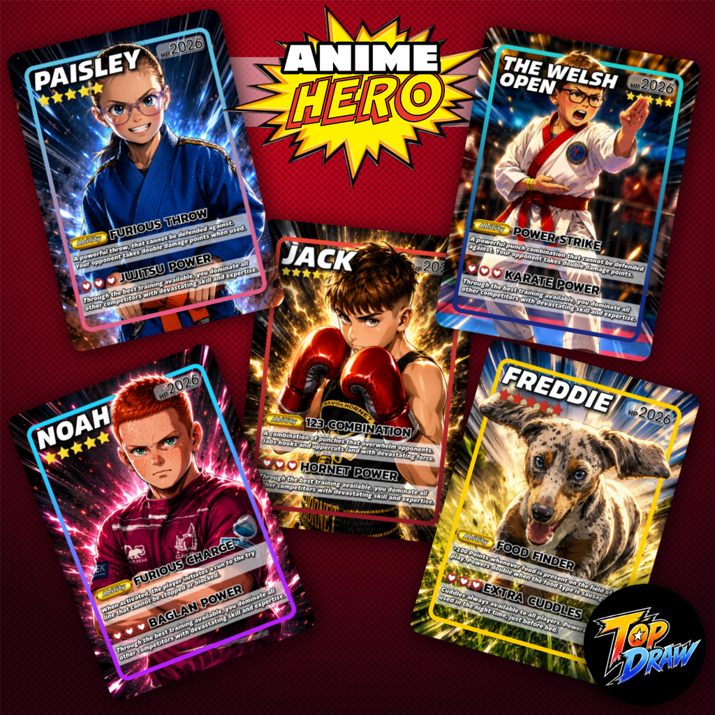 ANIME HERO - Custom Trading Card