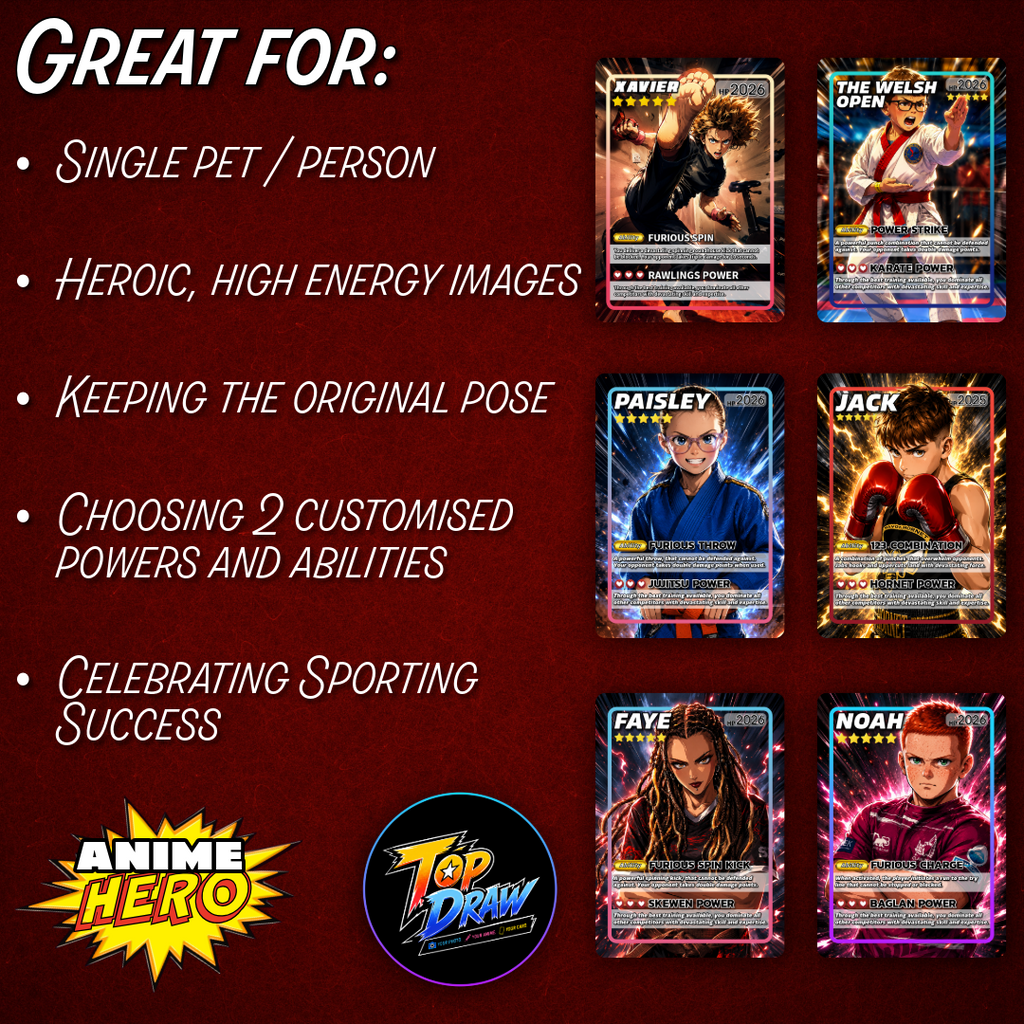 ANIME HERO - Custom Trading Card