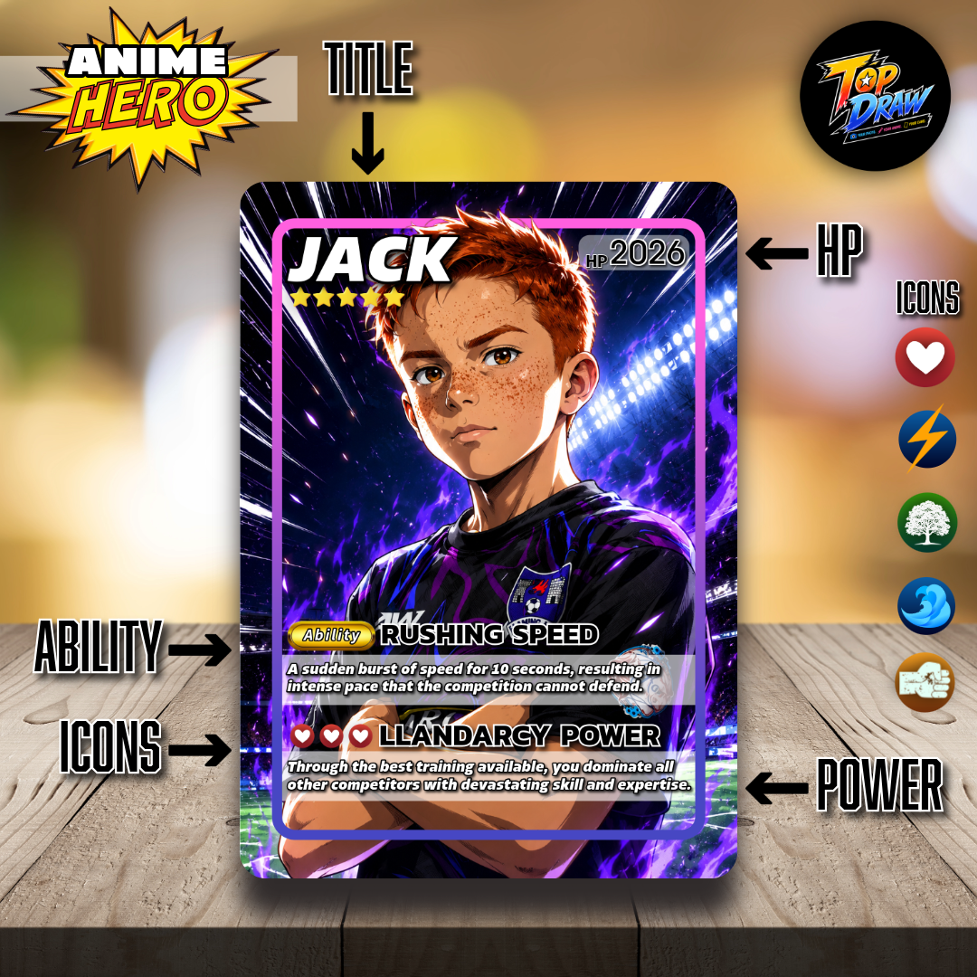 ANIME HERO - Custom Trading Card