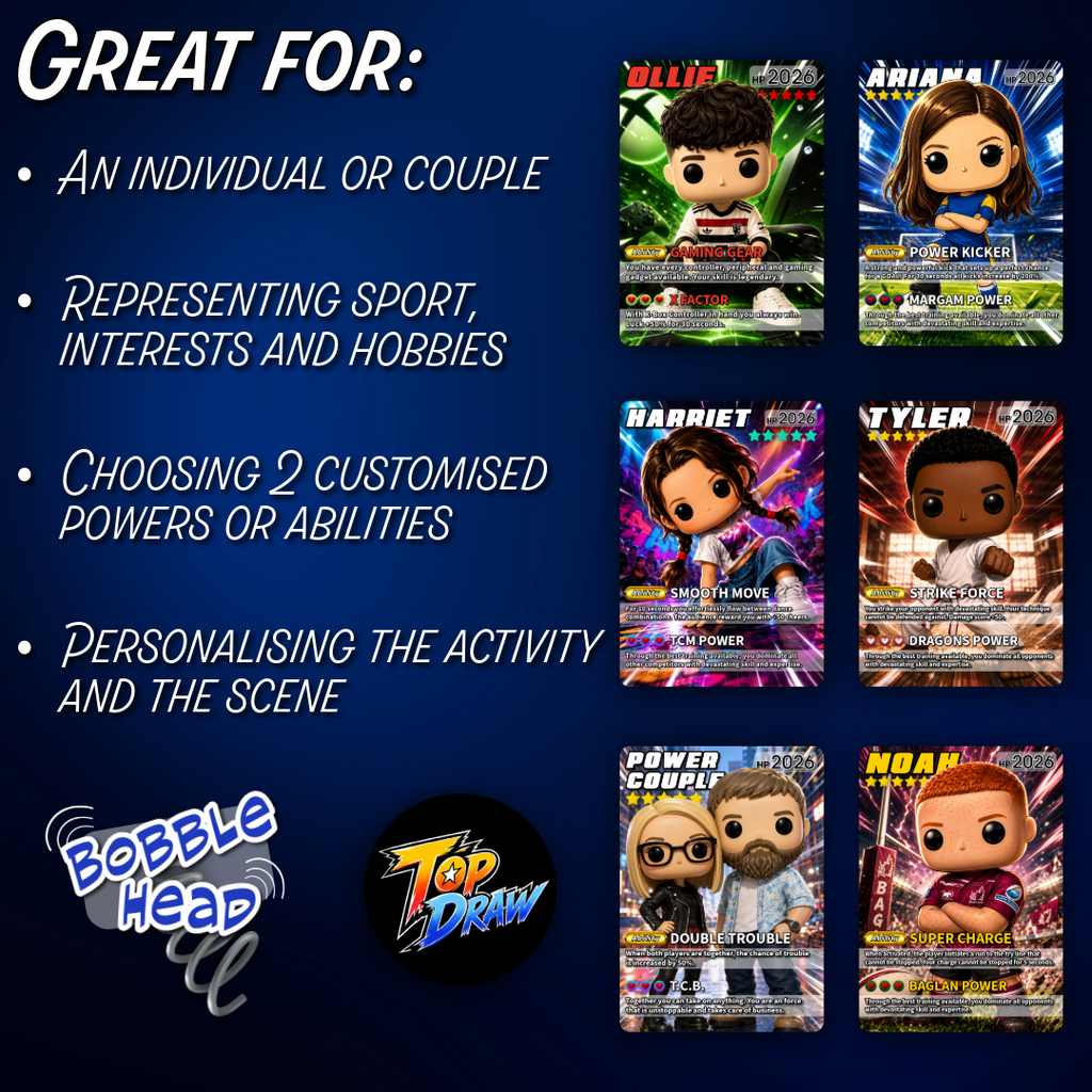 BOBBLEHEAD - CUSTOM TRADING CARD