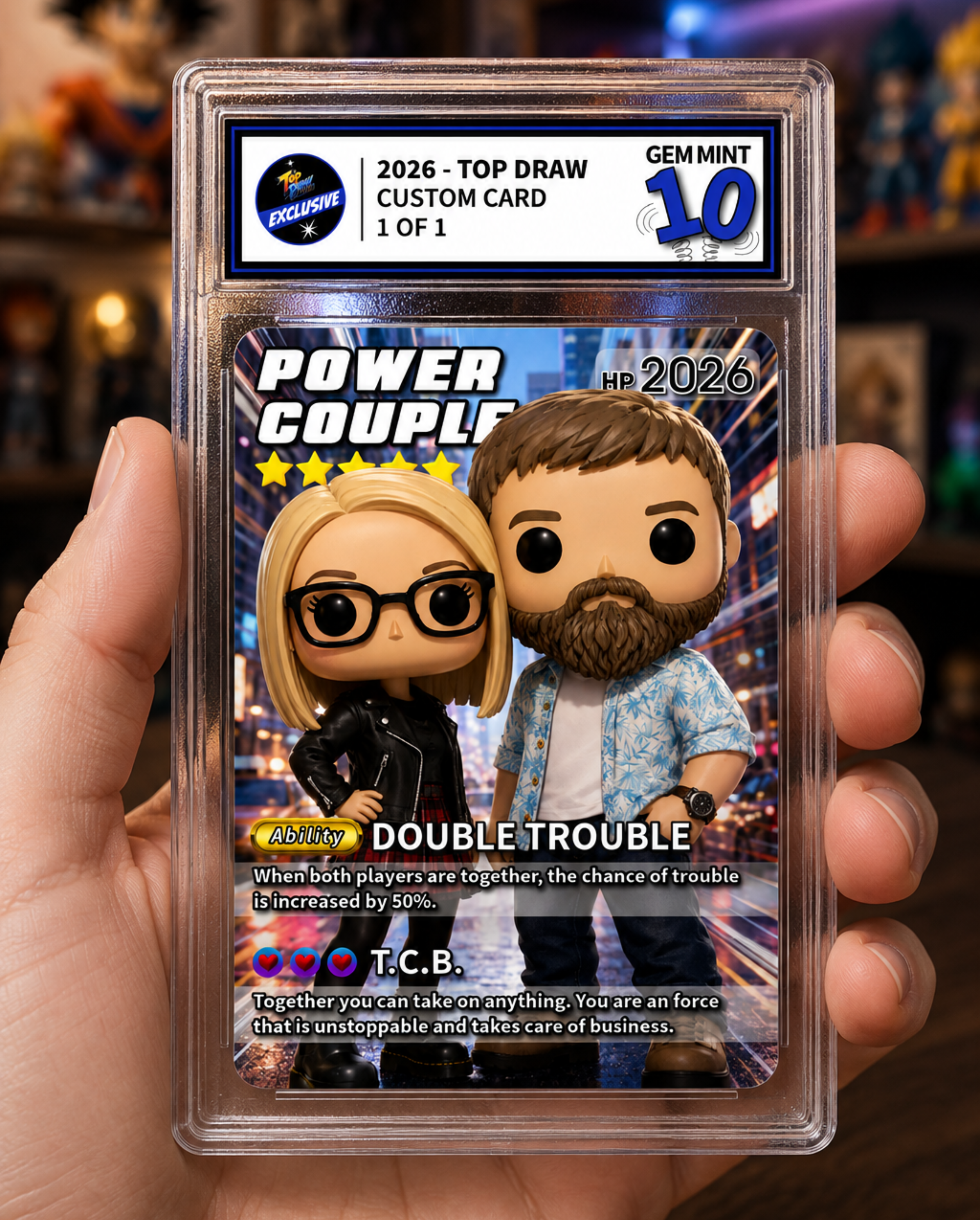 BOBBLEHEAD - CUSTOM TRADING CARD
