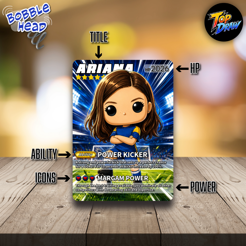 BOBBLEHEAD - CUSTOM TRADING CARD