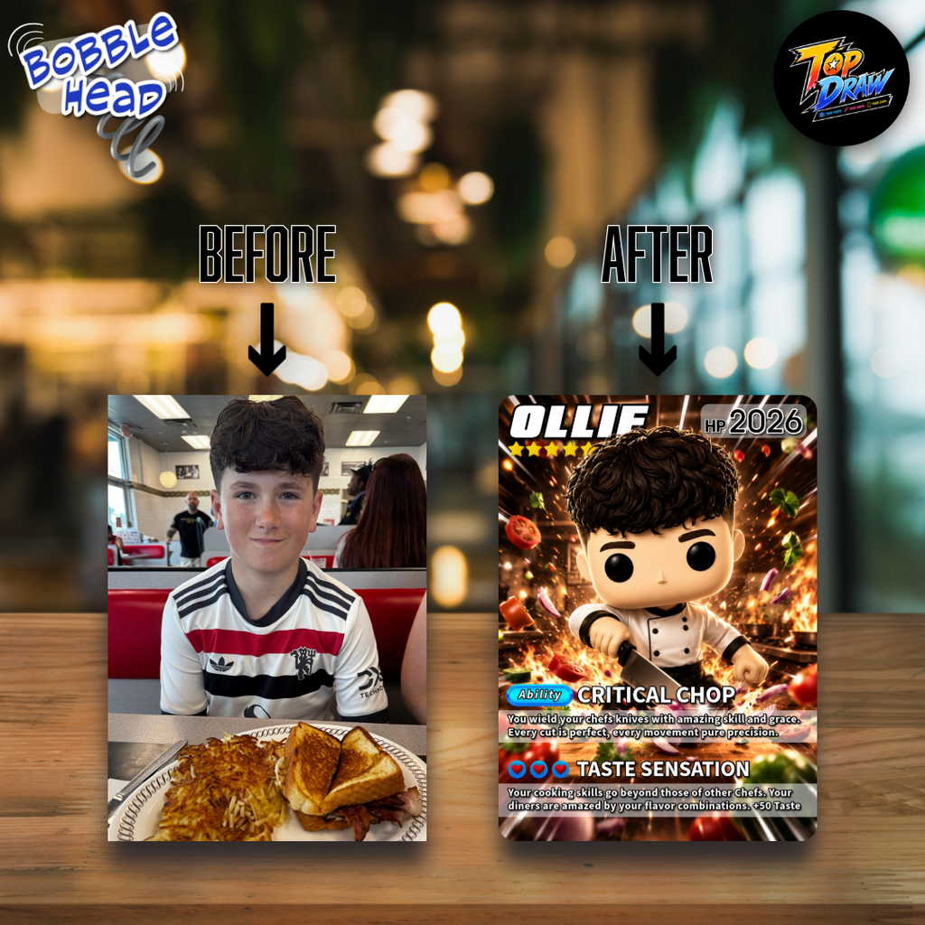 BOBBLEHEAD - CUSTOM TRADING CARD