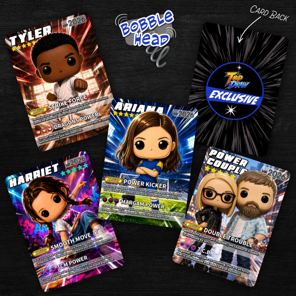 BOBBLEHEAD - CUSTOM TRADING CARD