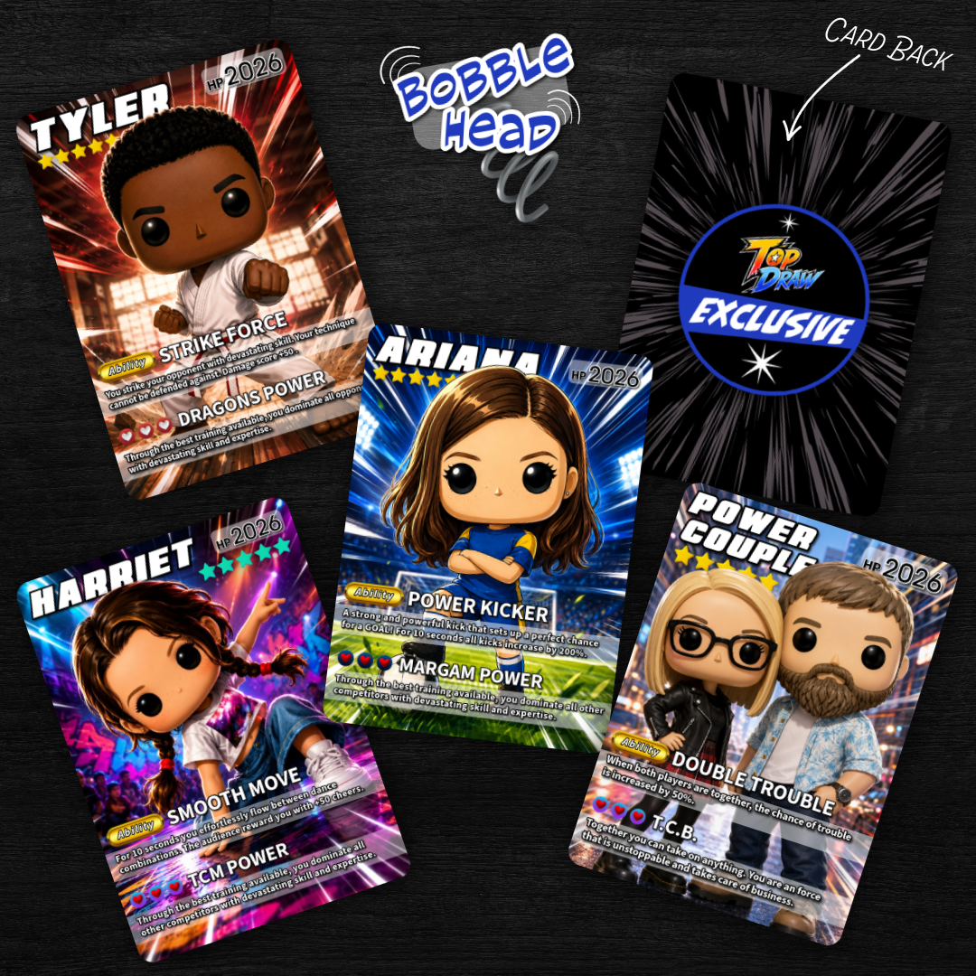BOBBLEHEAD - CUSTOM TRADING CARD
