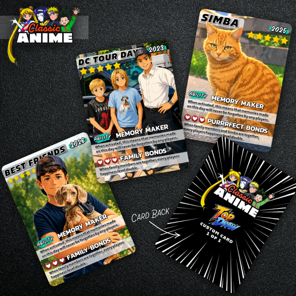 CLASSIC ANIME STYLE - Custom Trading Card