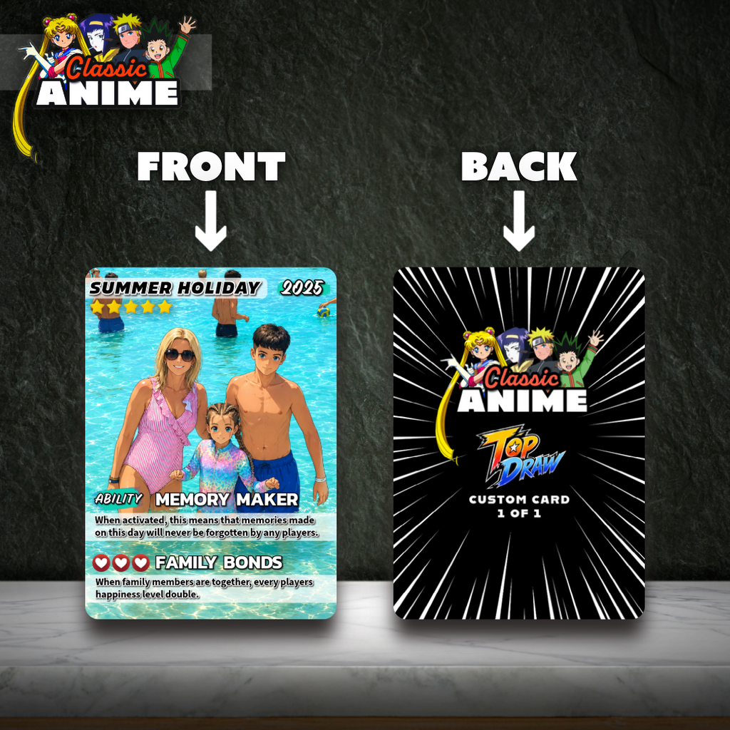 CLASSIC ANIME STYLE - Custom Trading Card