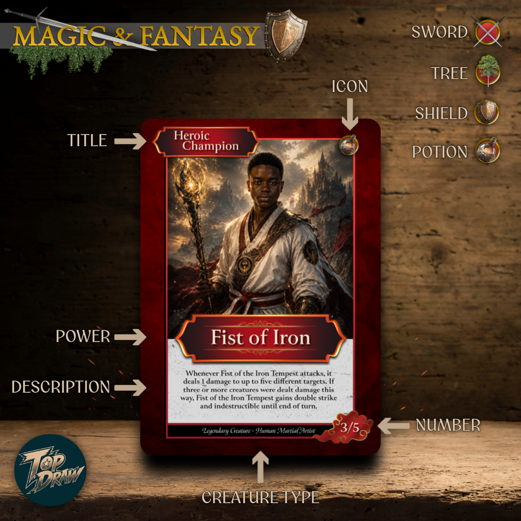 MAGIC & FANTASY - CUSTOM TRADING CARD