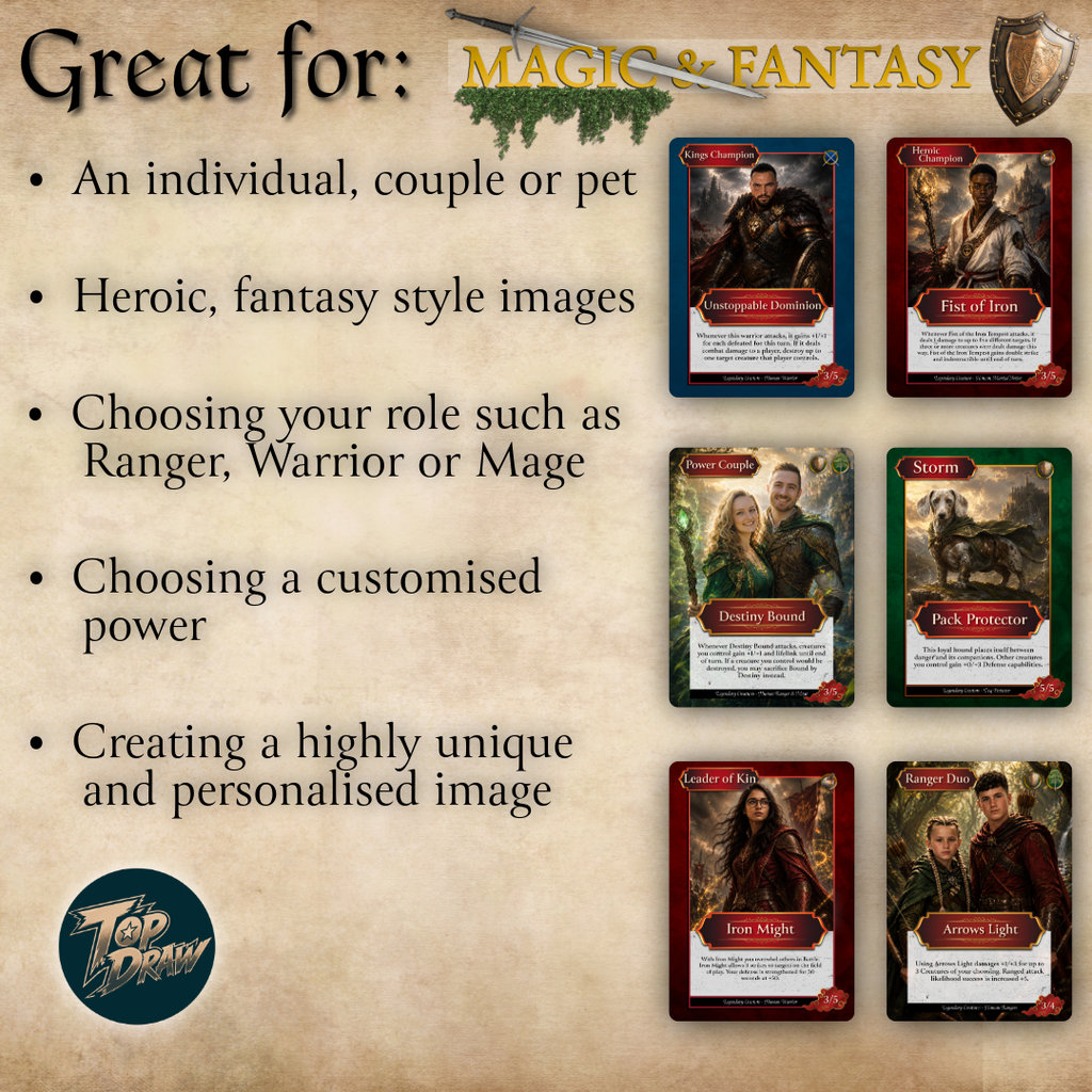 MAGIC & FANTASY - CUSTOM TRADING CARD