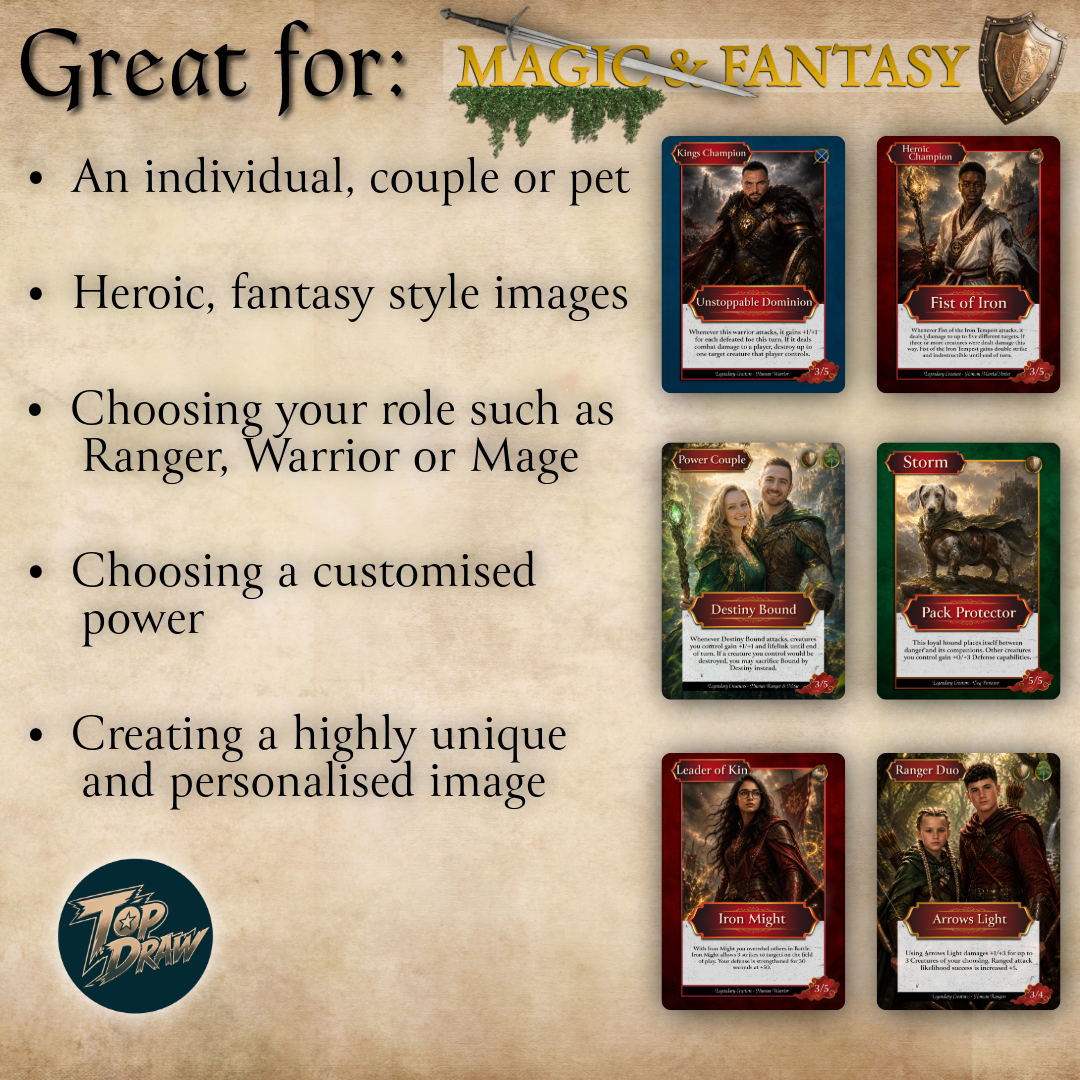 MAGIC & FANTASY - CUSTOM TRADING CARD