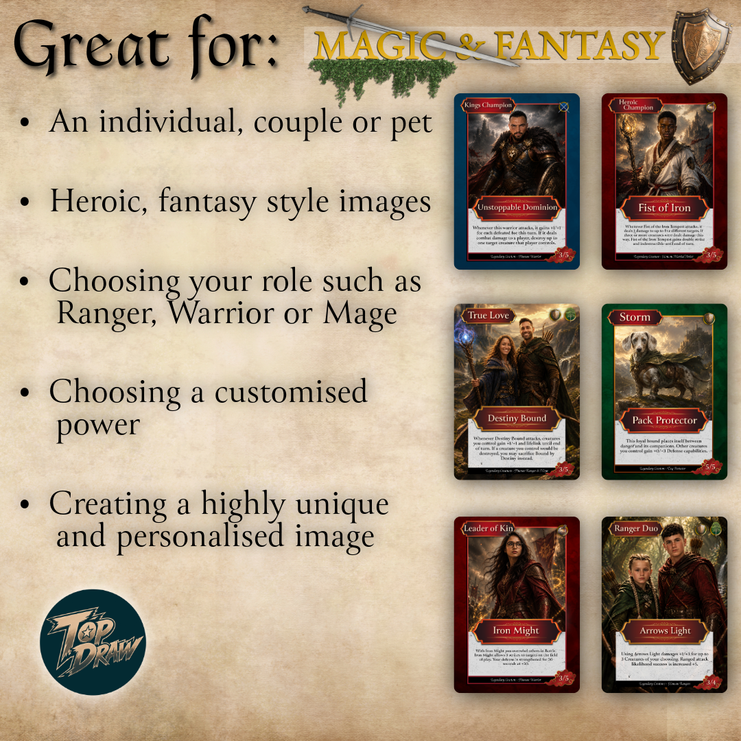 MAGIC & FANTASY STYLE - Custom Trading Card