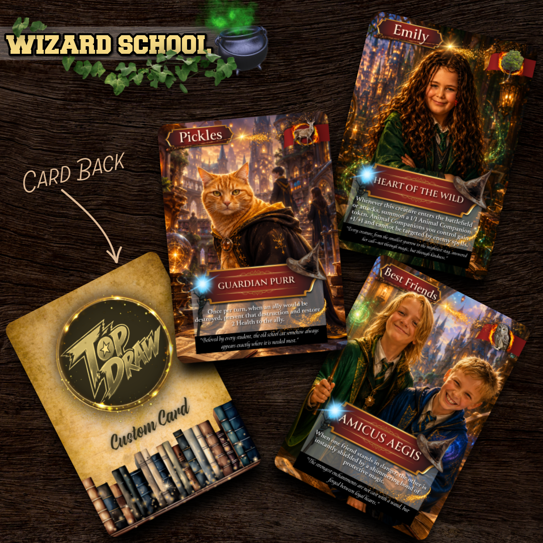 WIZARD SCHOOL - Custom Trading Card