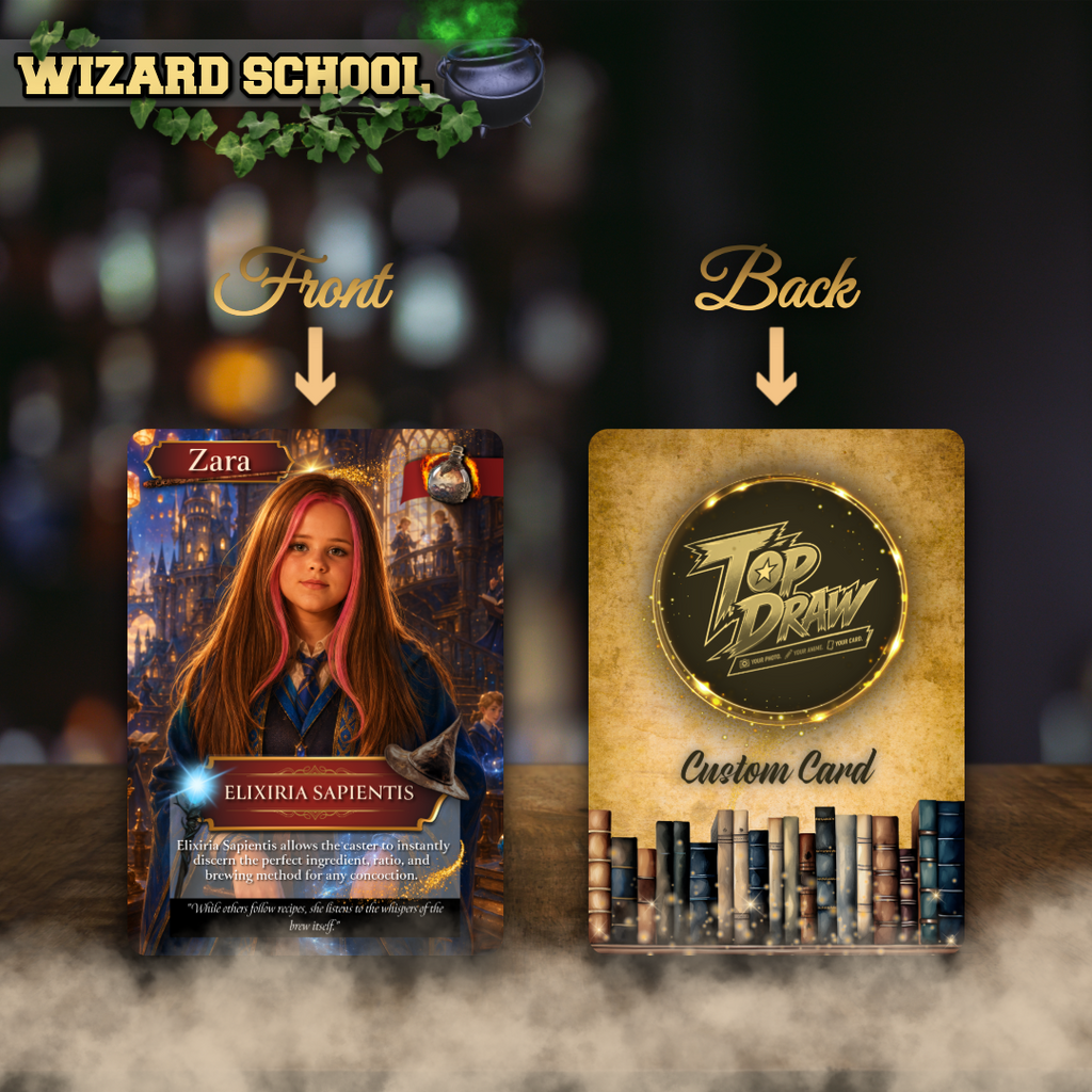WIZARD SCHOOL - Custom Trading Card