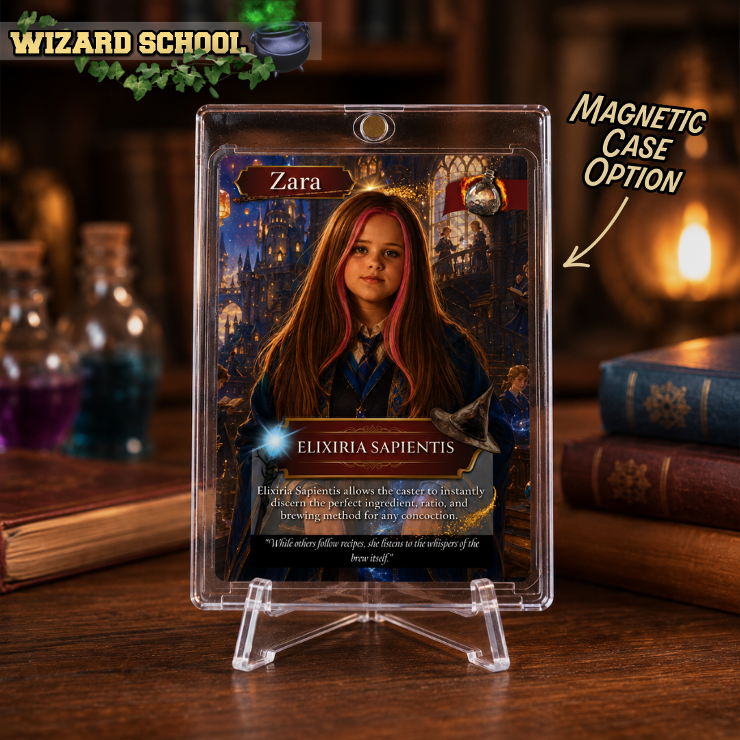 WIZARD SCHOOL - Custom Trading Card